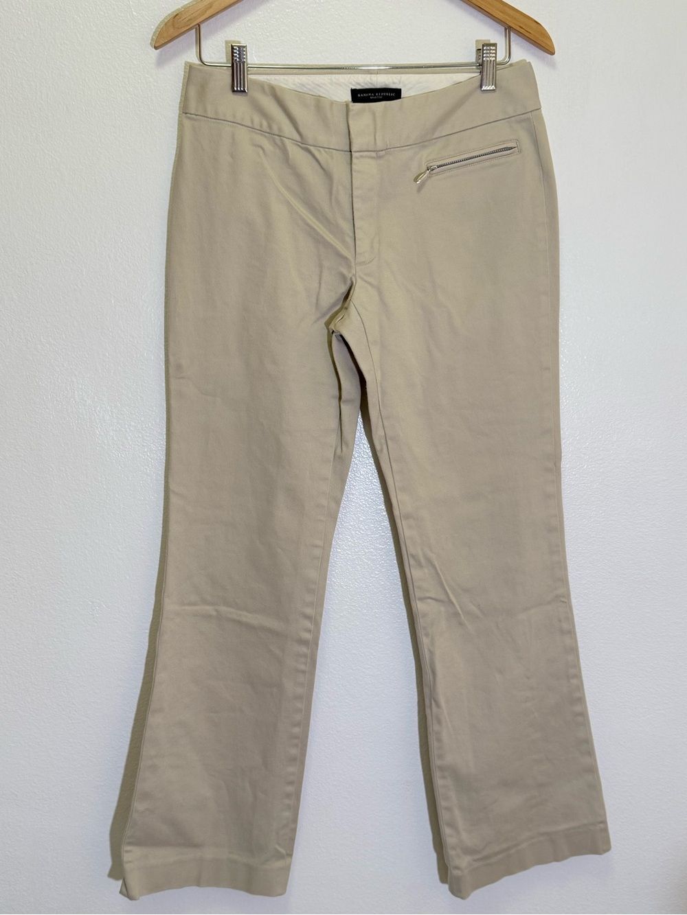 Banana Republic - Flare Pants with Zip Pocket Martin Fit - size 6